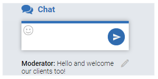 Client chat