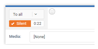 Focus group silent mode